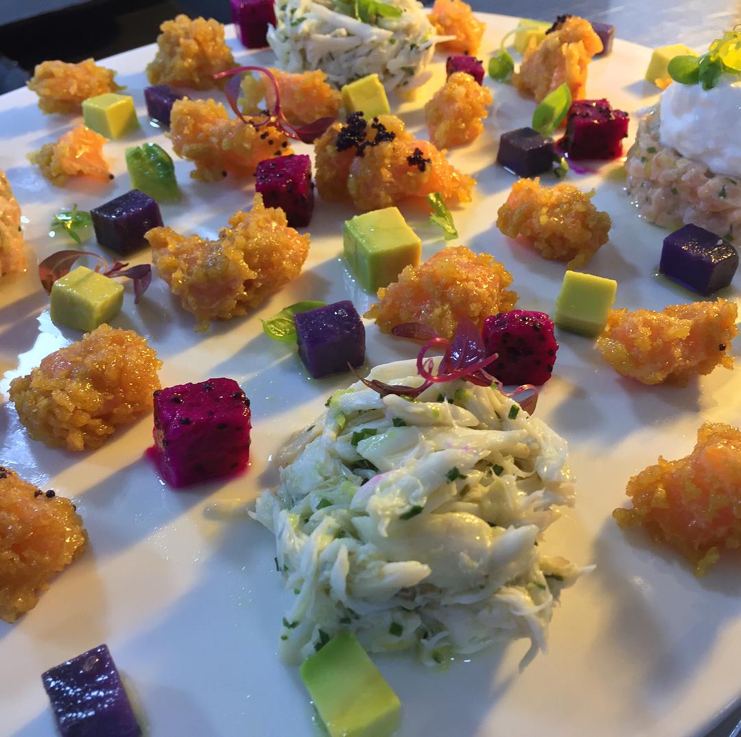 Seafood canapés — Flavors Lab